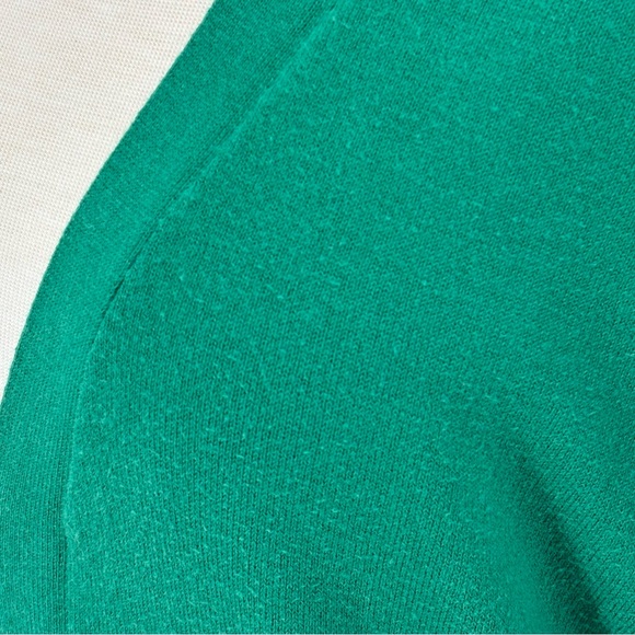 Cabi Banner Sweater # 5142 Emerald Green Zipper Front Double V-Neck, Medium - Picture 15 of 16